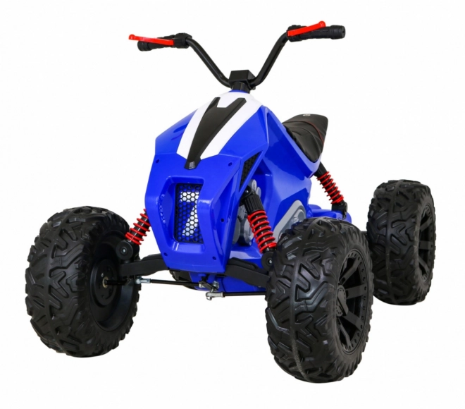 Lucky Seven Batterie Quad Blau + EVA Räder + Langsamer Start + LED + MP3 USB