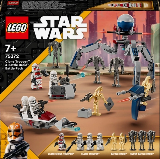 LEGO Star Wars Gefechts-Set: Klontruppen vs. Kampfdroiden (75372)