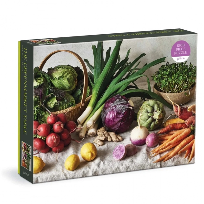 Greenmarket Tisch Puzzle 1500 Teile