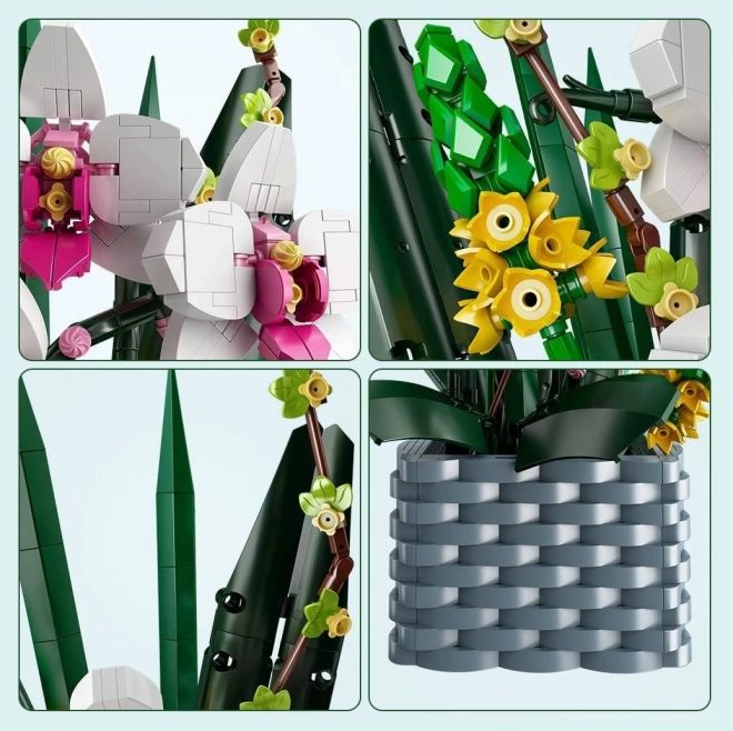 Baukasten Blumen Mold King 1158 Stücke