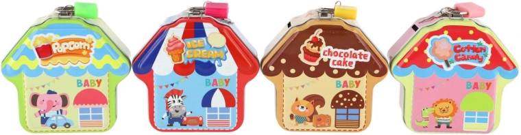 Fröhliche Kindermotive und mehrere Farben