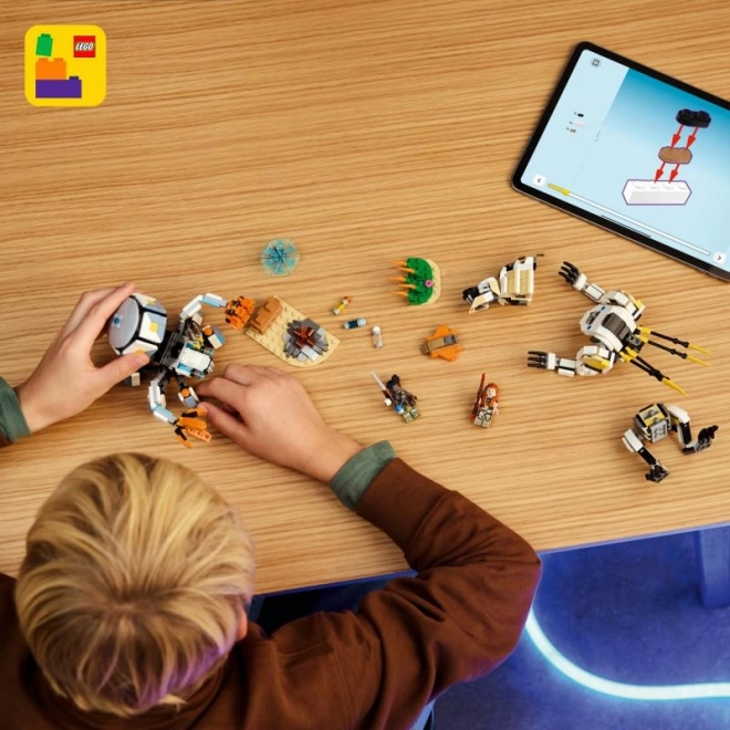 Lego Horizon Abenteuer Aloy und Varl gegen Krabbenläufer und Sägenzahn