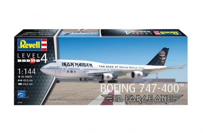 Modellflugzeug Boeing 747-400 Ed Force One im Maßstab 1/144