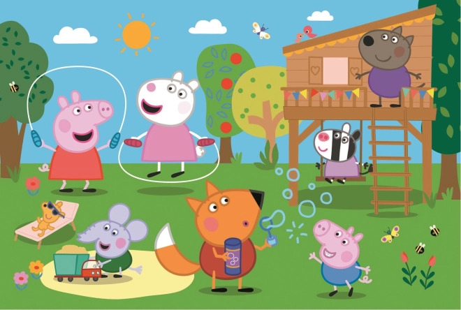 Peppa Wutz Puzzle: Spaß im Gras MAXI 24 Teile