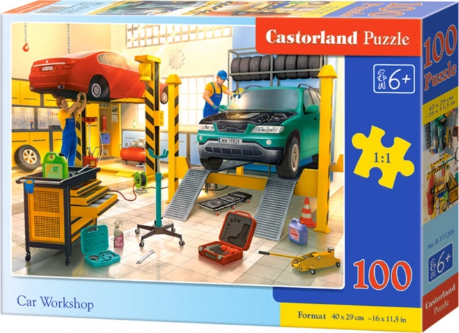 Puzzle Autowerkstatt 100 Teile Castorland