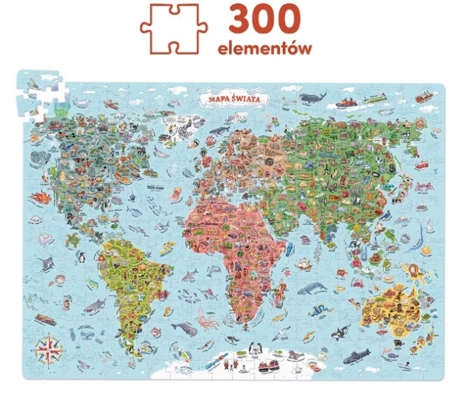 Entdecker-Puzzle - Weltkarte