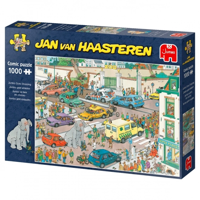 JUMBO Jan van Haasteren Puzzle beim Einkaufen 1000 Teile