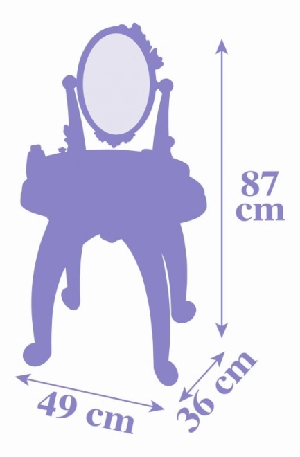 Toilettentisch 2-in-1 mit Stuhl – Die Eiskönigin