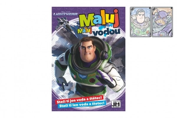 Malbuch Wasser Malen A5 BUZZ LIGHTYEAR