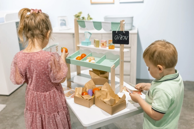 Holzladen Spieleshaus Kinder Marktstand