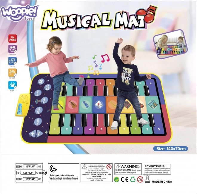 Interaktive musikalische Tanzmatte XXL WOOPIE