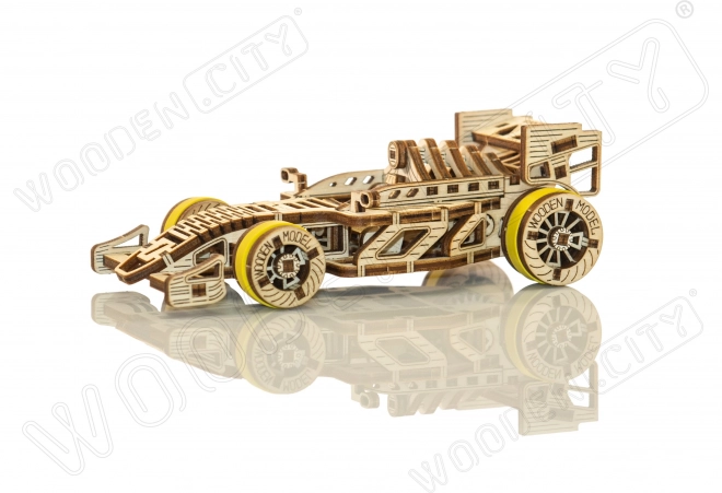 Holz 3D Puzzle Rennwagen