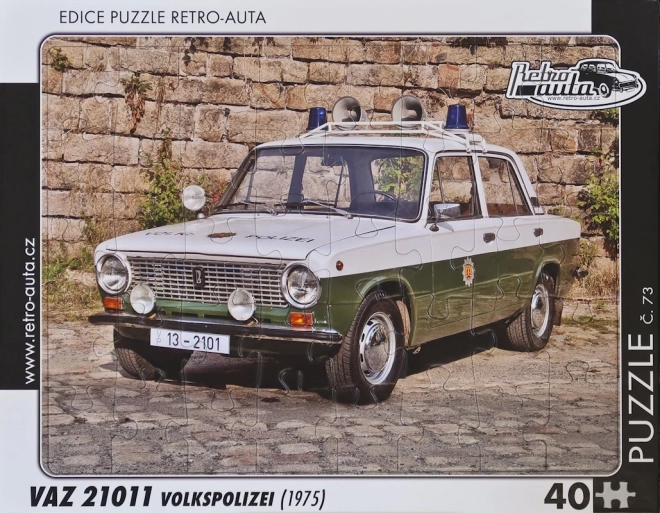 Retro-Puzzle VAZ 21011 Volkspolizei 1975