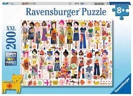 Ravensburger Puzzle Blumen und Freunde 200 Teile