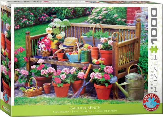 Eurographics Puzzle Gartenbank 1000 Teile
