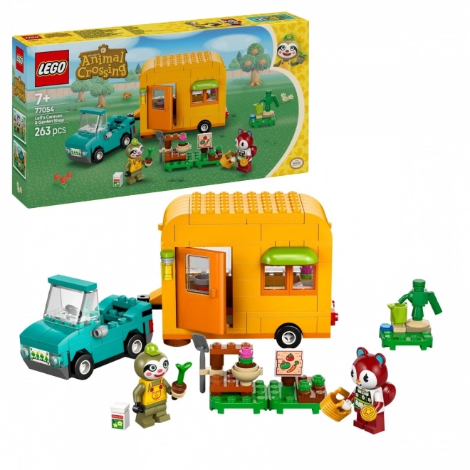 Leif und sein Wohnwagen und Gartenladen - LEGO Animal Crossing