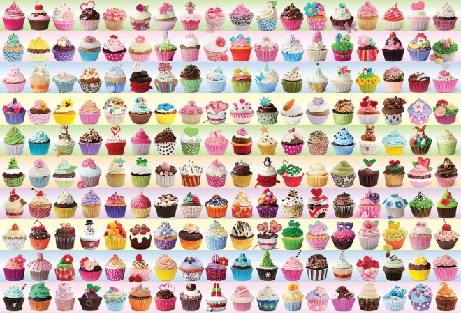 Bunte Cupcakes Puzzle 2000 Teile