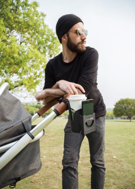 FreeON universeller 2-in-1 Getränkeflaschen- und Handyhalter