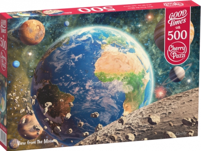 Cherry Pazzi Puzzle Blick vom Mond 500 Teile