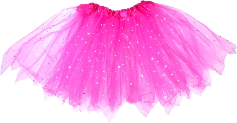 Flauschiger Tutu-Rock mit Sternchen