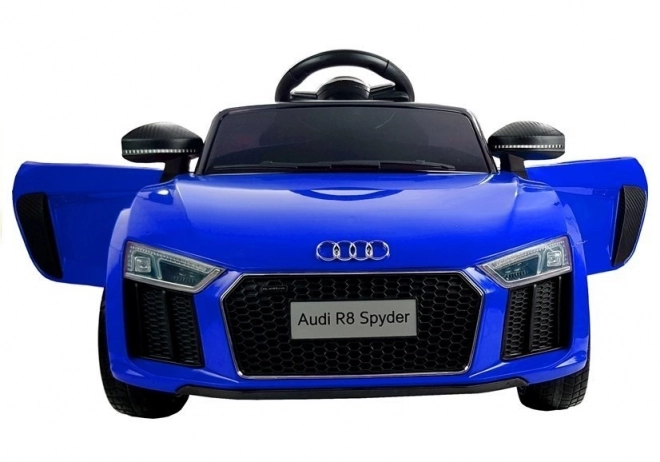 Audi R8 Spyder Kinder Elektroauto Blau