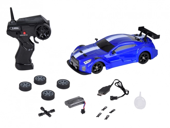 Ferngesteuertes RC Driftauto 4x4 mit Raucheffekt und LED Beleuchtung