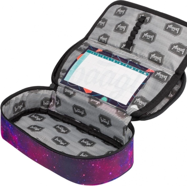 Schulset Baagl Galaxy: Rucksack, Federmäppchen, Beutel