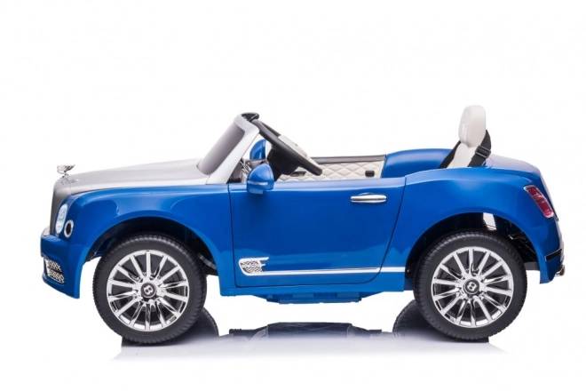 Elektrisches Kinderauto Bentley Mulsanne blau lackiert