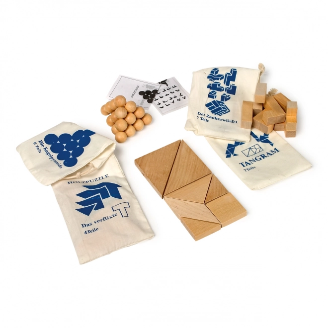 Holzpuzzle-Set für Kinder