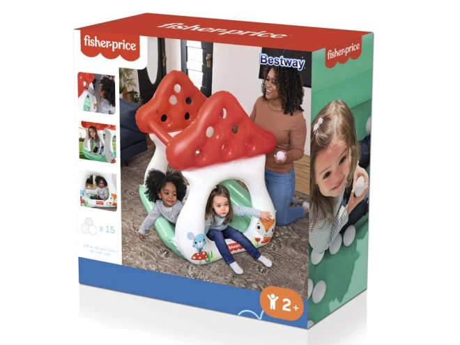 Aufblasbares Kinderbecken mit Bällen Fliegenpilz FISHER PRICE