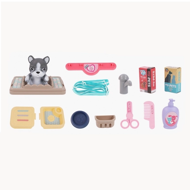 Woopie tragbares Hundepflegeset im Rucksack 2-in-1
