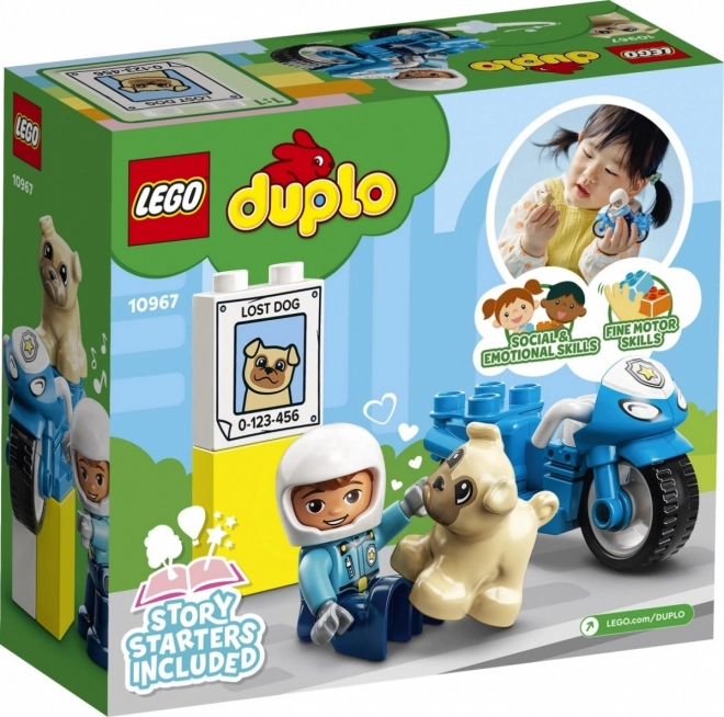 Lego Duplo Stadt - Polizeimotorrad