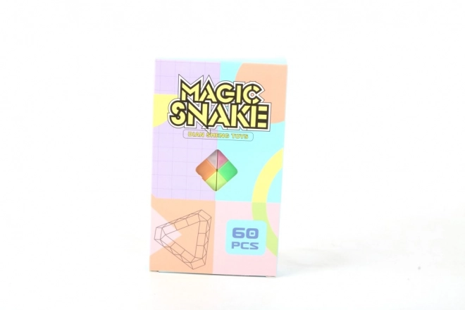 Kreativer Puzzle-Würfel Snake