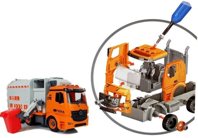DIY Müllwagen mit Abfallsortierung