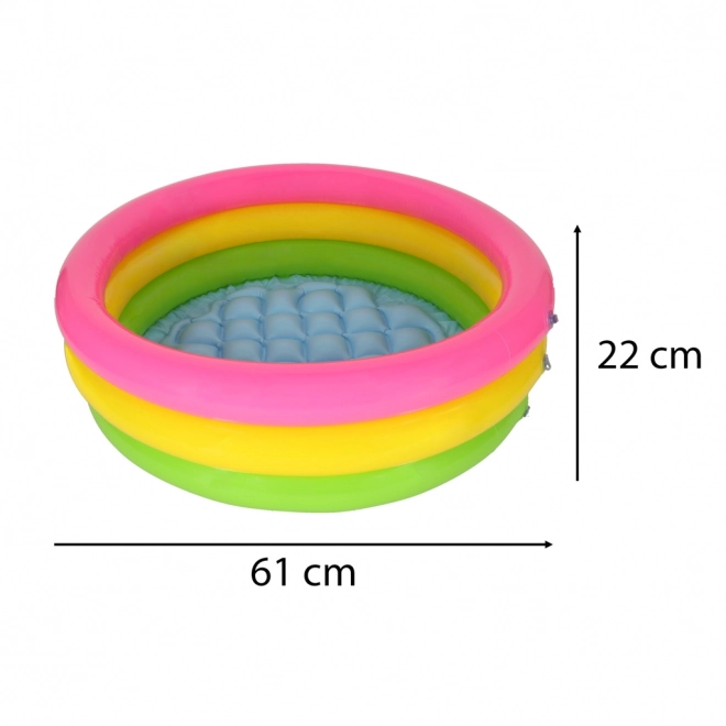 Aufblasbarer Regenbogen-Kinderpool von Intex