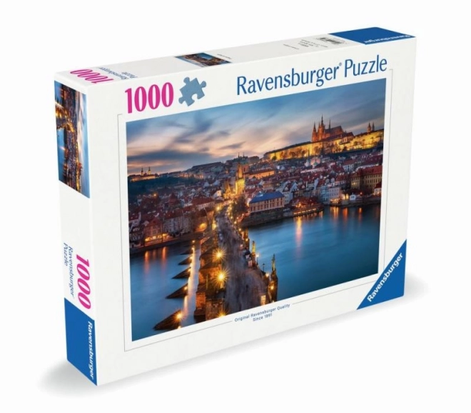 Puzzle Prag bei Nacht 1000 Teile von Ravensburger