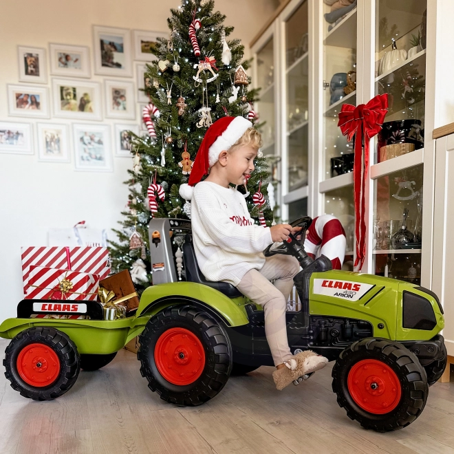 FALK Traktor Pedal Claas Arion 430 mit Anhänger