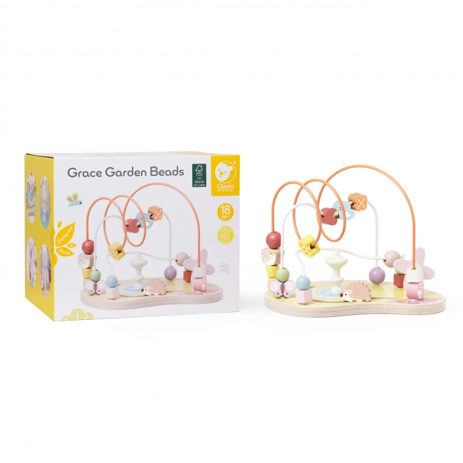 Edukatives Schiebe-Labyrinth Grace Garden Beads von Classic World