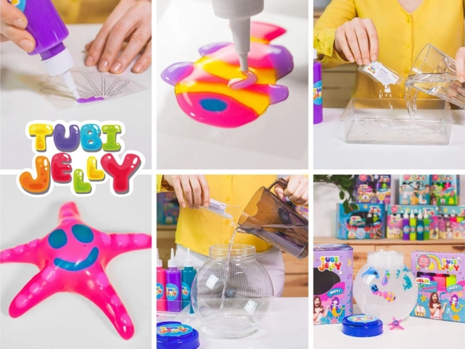 Tubi Jelly Set 6 Farben - Tiere