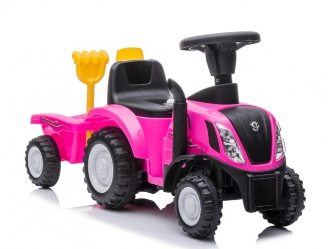 Rosa Trecker New Holland für Kinder