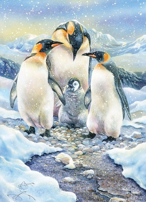 Familienpuzzle Pinguinfamilie 350 Teile COBBLE HILL