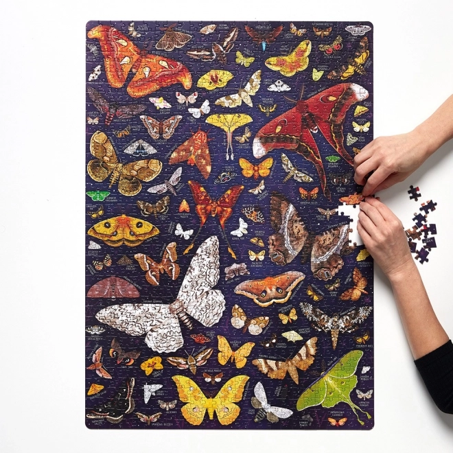 Puzzlove 1000 Teile Nachtfalter Puzzle