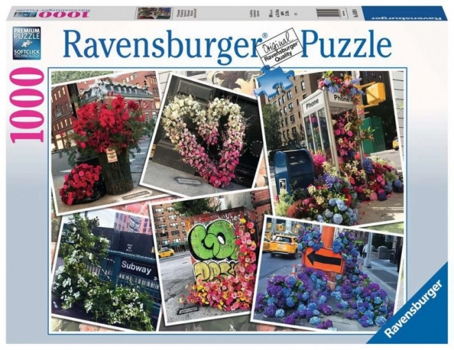 Puzzleset NYC Blumenblitz