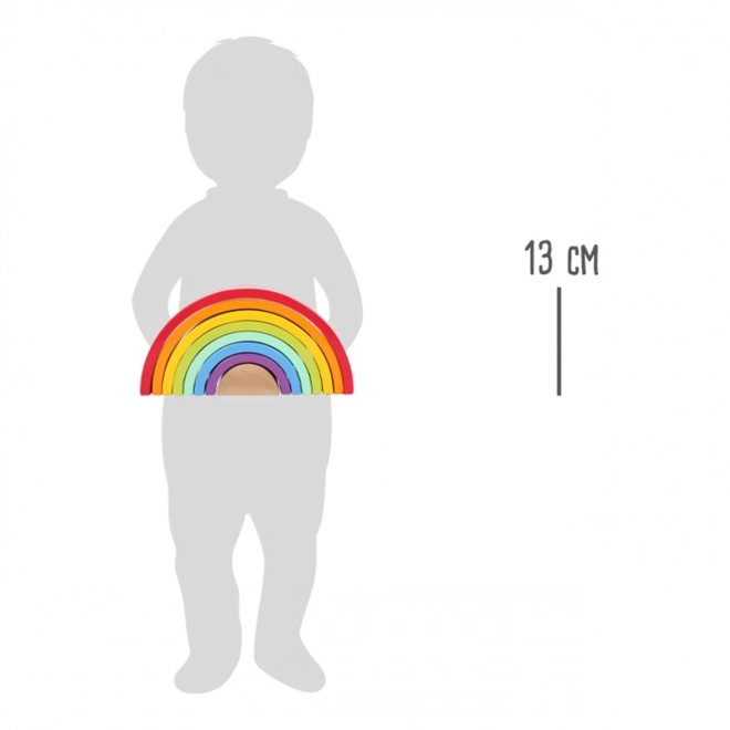 Motorik-Regenbogen aus Holz für Kleinkinder von Small Foot