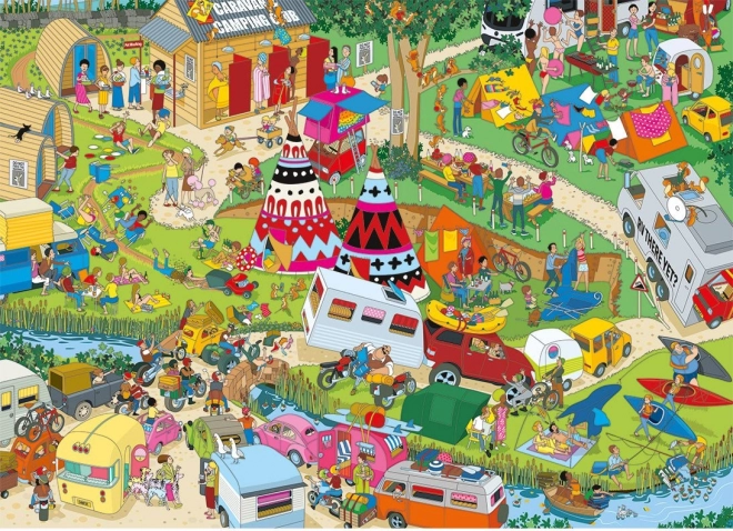 Puzzle Jokesaws Kemp Capers 1000 Teile von Gibsons