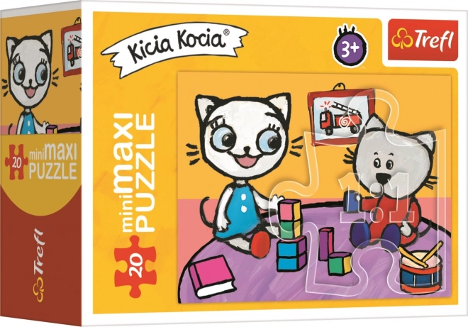 Trefl Puzzle Kicia Kocia Im Kinderzimmer 20 Teile