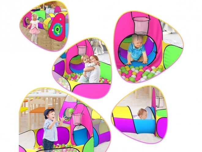 Mega Spielfeldzentrum 5-in-1 Tunnelzelt-Set ZA4974
