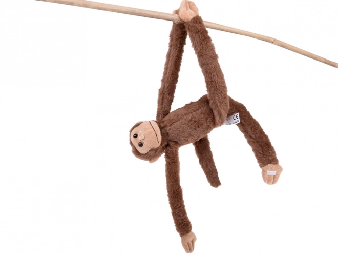 Hängender Affen-Maskottchen braun 40 cm