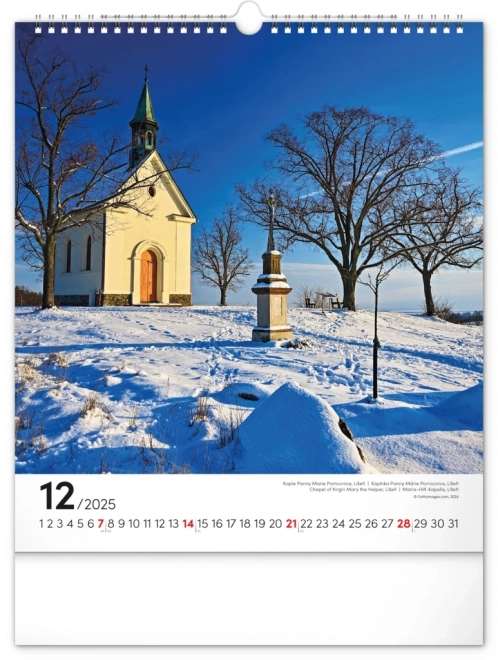 Notique Wandkalender Brno 2025