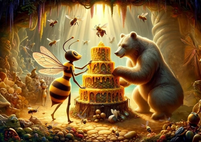 Puzzle Honigtorte – 100 Teile